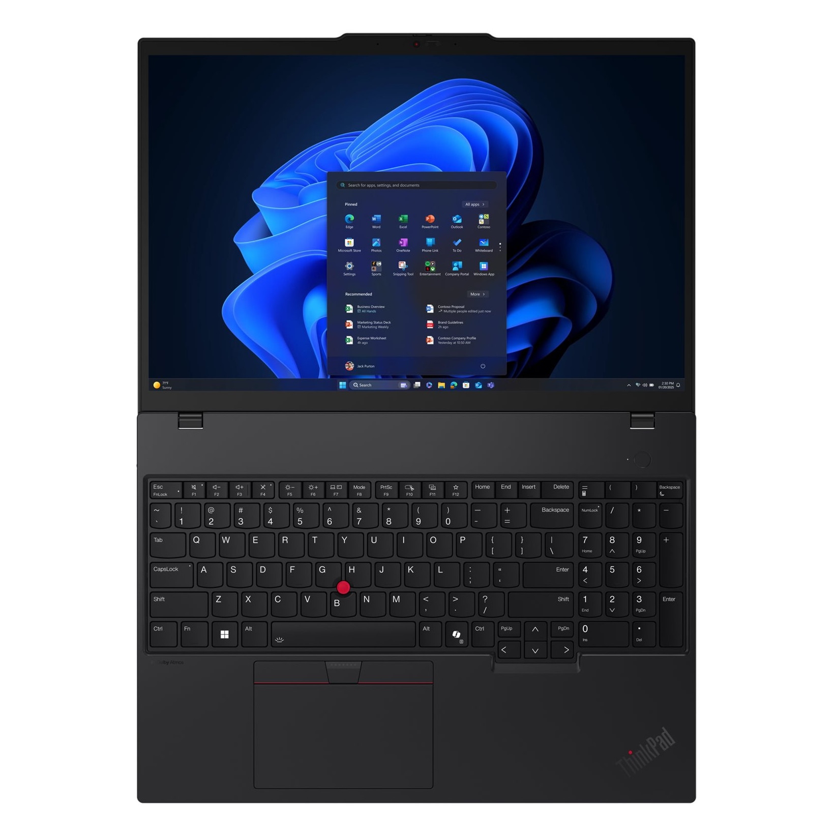 Laptop Lenovo ThinkPad T16 Gen 4, 21QE003SBM, 16", Intel Core Ultra 5 225U (12-core), Intel Iris Xe Graphics, 32GB 5600MHz (2x16GB) DDR5, Negru