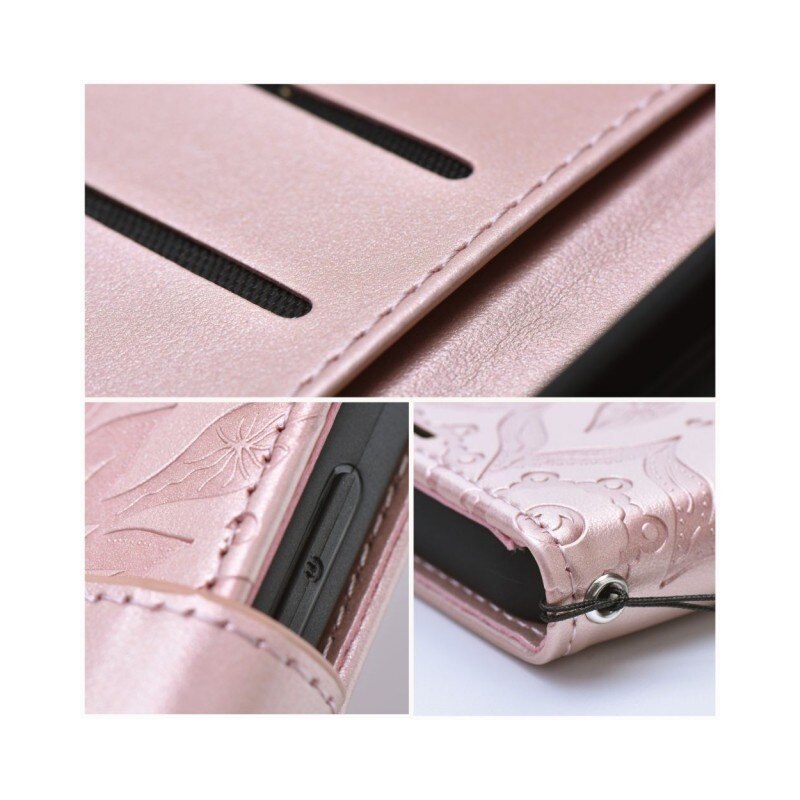 Husa Flip Cover Upzz Mezzo, Compatibila Cu Samsung Galaxy A15 5G, Mandala Rose Gold