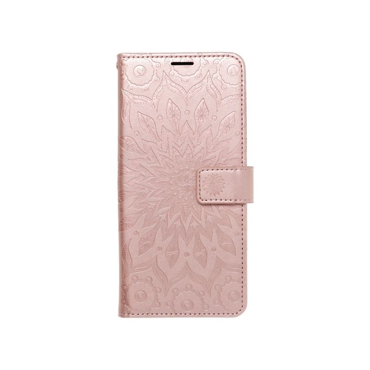 Husa Flip Cover Upzz Mezzo, Compatibila Cu Samsung Galaxy A15 5G, Mandala Rose Gold