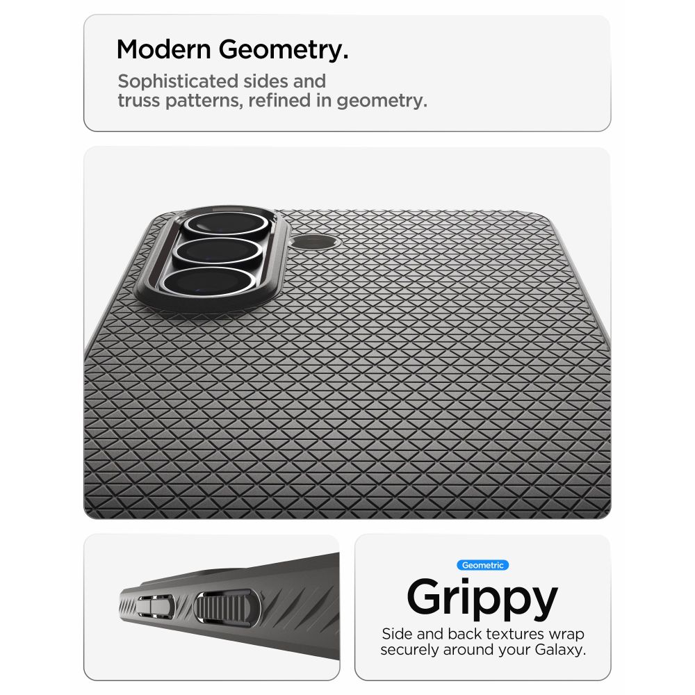Carcasa Spigen Liquid Air cu MagSafe compatibila cu Samsung Galaxy S26, Gri