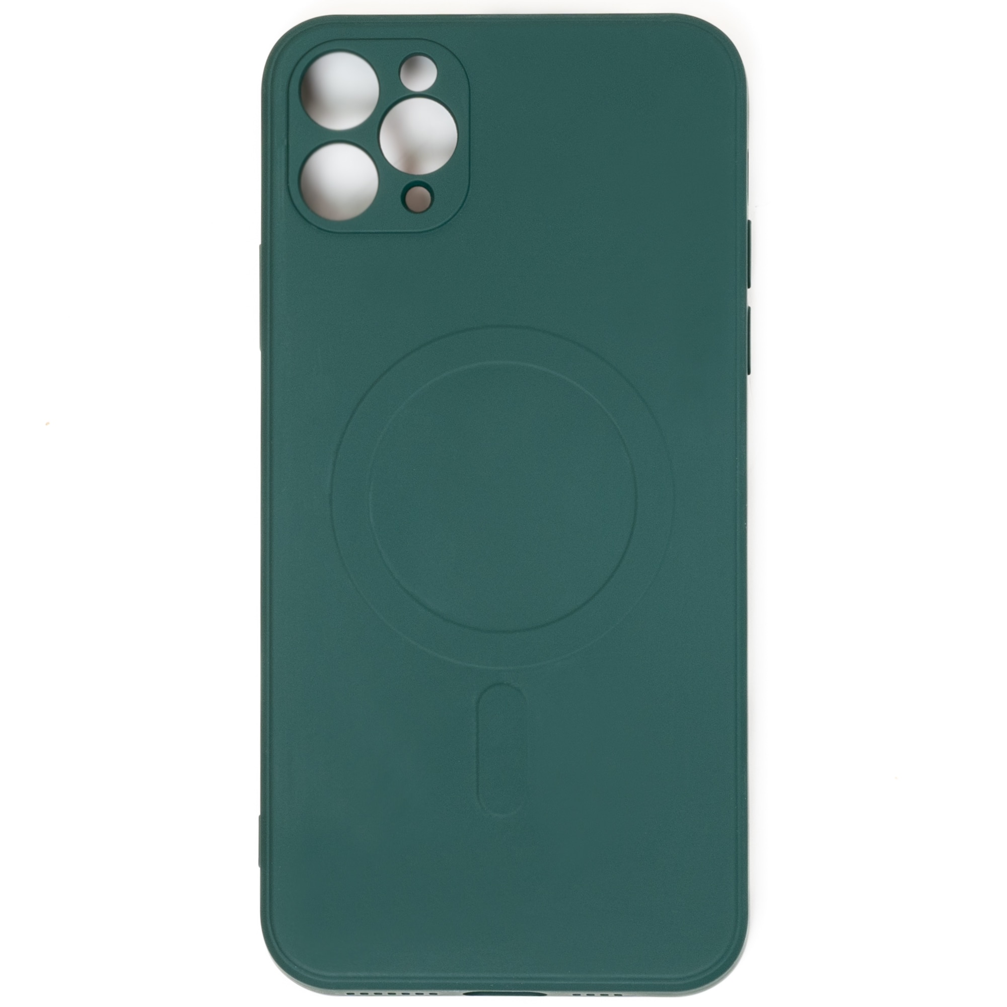 Husa pentru iPhone 11 Pro ZAFIT®, cu incarcare Magsafe, Silicon, Verde