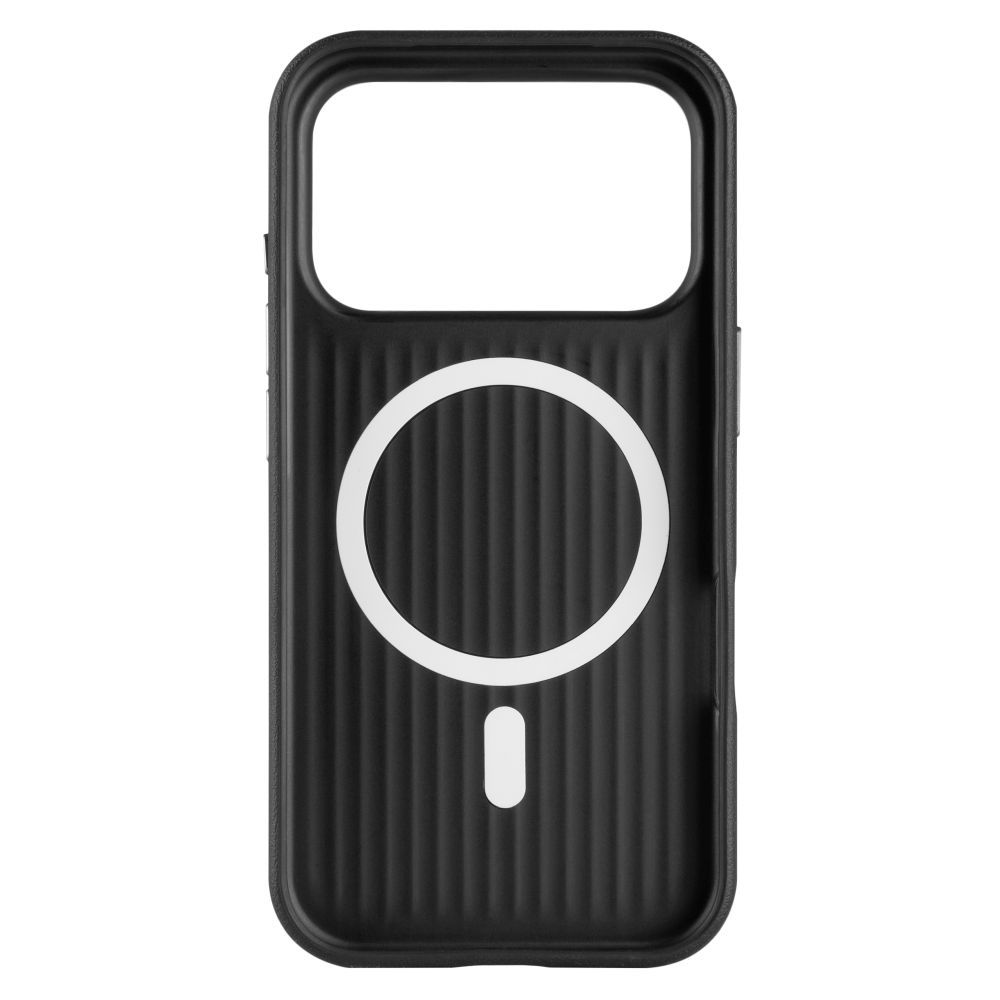 Husa telefon FIXED MagLeather pentru Apple iPhone 17 Pro, neagra, 294885