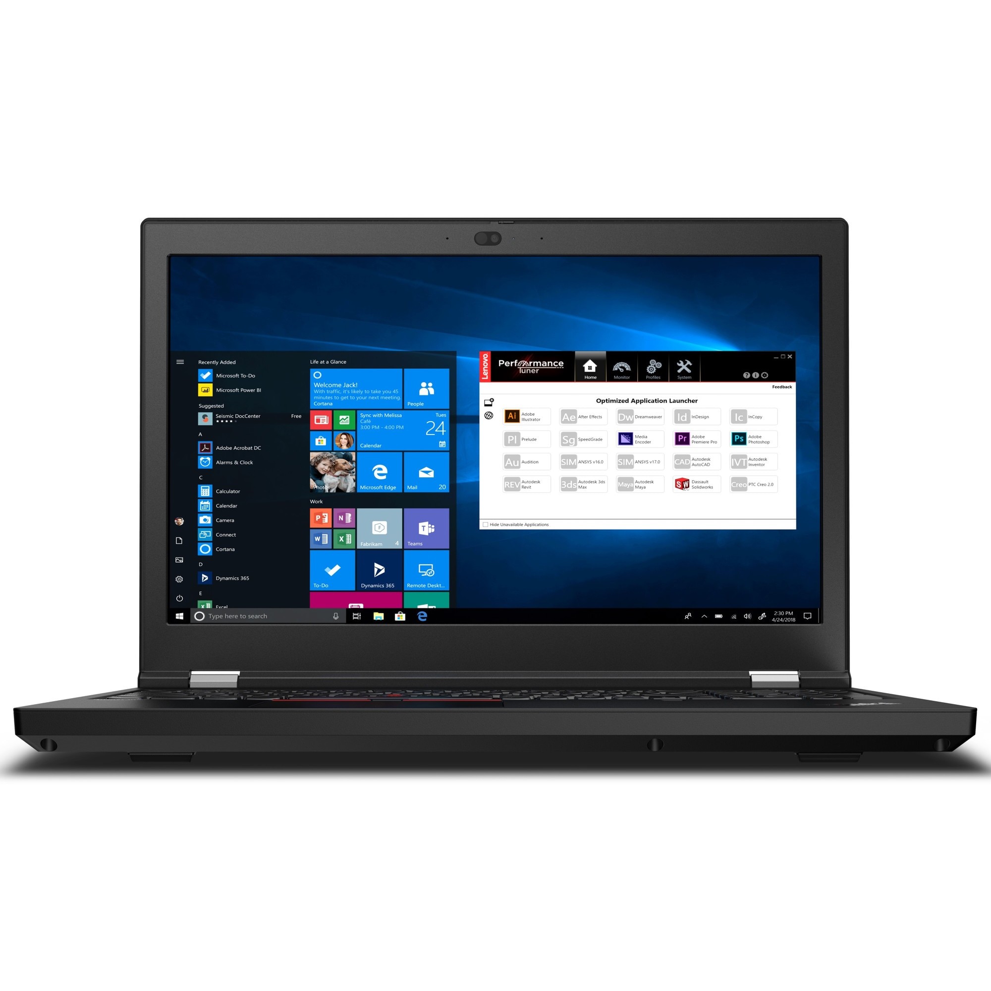 Laptop Lenovo ThinkPad P15 Gen 1 (Intel), 15.6" FHD IPS, Intel Core I7-10750H, 128GB DDR4, 2 x 512 GB SSD m2 PCIe, NVIDIA Quadro T1000 4GB GDDR6, Windows 10 Pro, Black