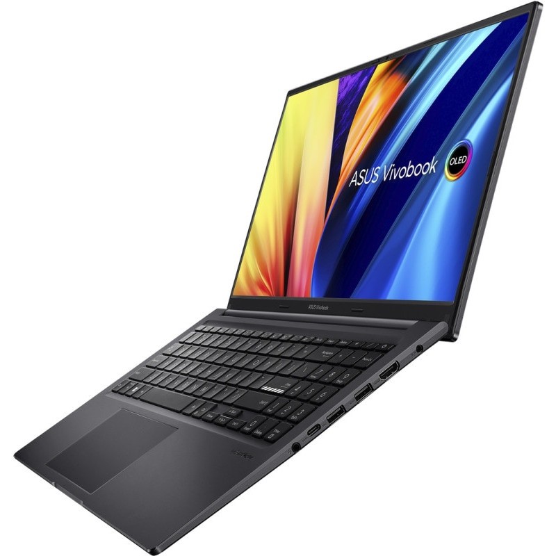 Laptop ASUS VivoBook 15X OLED cu procesor Intel®Core™ i5-1340P pana la 4.6 GHz, 15.6", Full HD, OLED, 32GB DDR4, 500 GB SSD, Intel® UHD Graphics, No OS, Indie Black, OLED