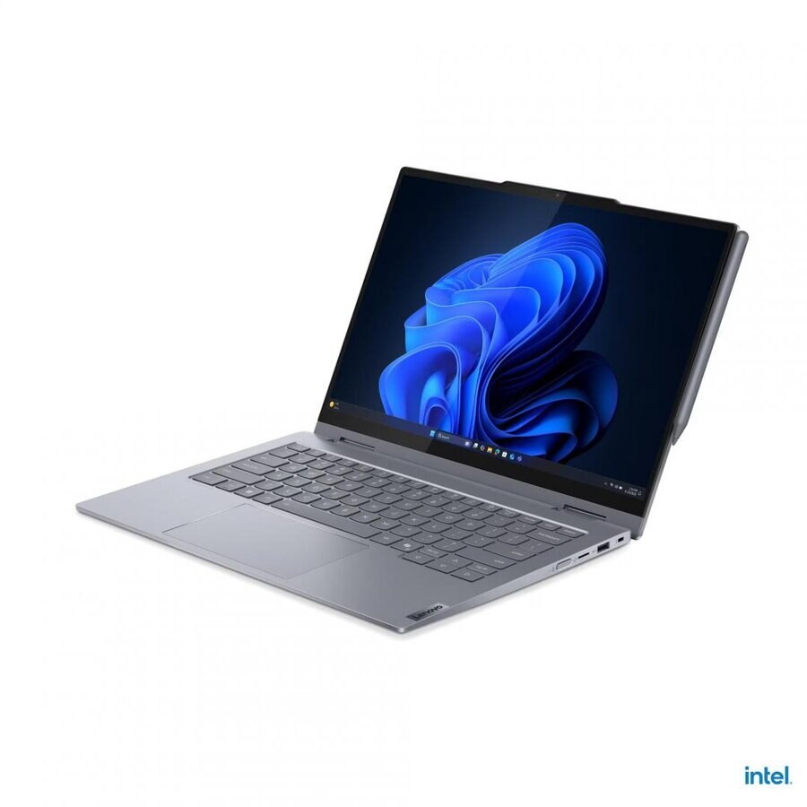 Laptop 2 in 1 Lenovo ThinkBook G5 IAU, Procesor Intel® Core™ Ultra 5 225U pana la 4.80 GHz, 14 inch, WUXGA IPS, Touch, 16GB, 512GB SSD, Intel Graphics, Windows 11 Pro, Gri