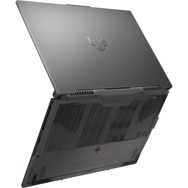 Laptop Gaming ASUS TUF A17 cu procesor AMD Ryzen™ 7 7445HS pana la 4.70 GHz, 17.3'', Full HD, 144Hz, IPS, 16GB DDR5, 2TB SSD, NVIDIA® GeForce RTX™ 4050 6GB GDDR6, WINDOWS 11 PRO, Mecha Gray