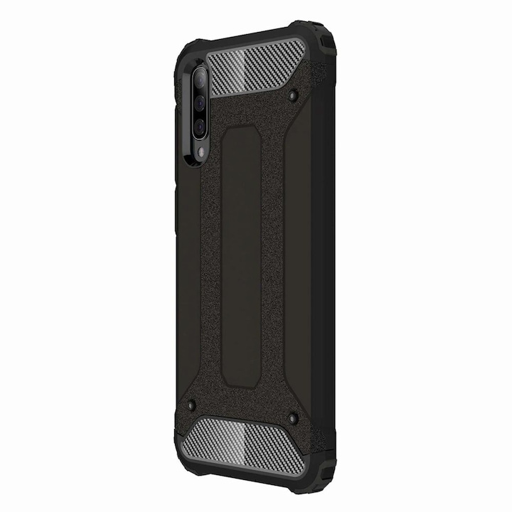 Husa Antisoc Forcell Armour pentru Samsung Galaxy A50 A30s, Negru