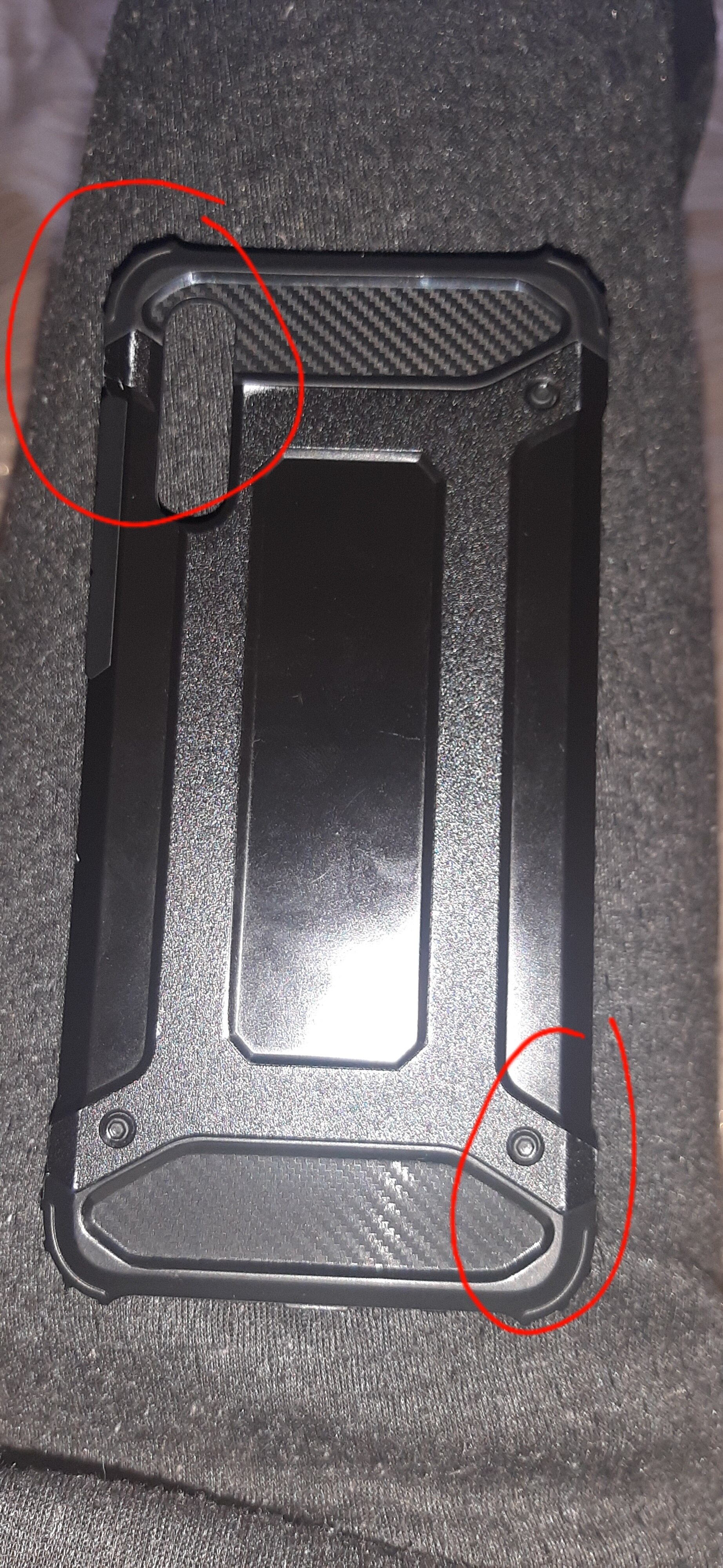 Husa Antisoc Forcell Armour pentru Samsung Galaxy A50 A30s, Negru