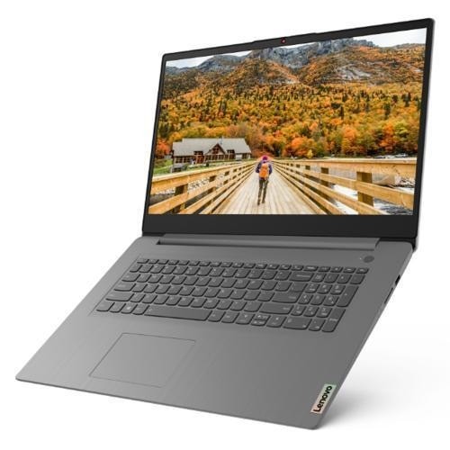 Laptop Lenovo IdeaPad 3, 17.3" HD+, AMD Ryzen™ 5 5500U pana la 4 GHz, 6 nuclee, 8 GB RAM DDR4 3200, 512 GB SSD, AMD Radeon Graphics, no os, Arctic Grey DDR4