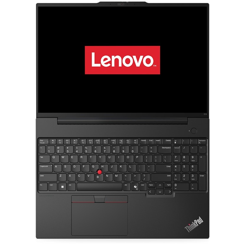 Laptop Lenovo ThinkPad E16 Gen 2 cu procesor Intel® Core™ Ultra 7 155H pana la 4.8GHz, 16" WUXGA, IPS, 16GB RAM DDR5, 1TB SSD, Intel® Arc™ Graphics, Windows® 11 Pro, Black, 3Y Onsite upgrade