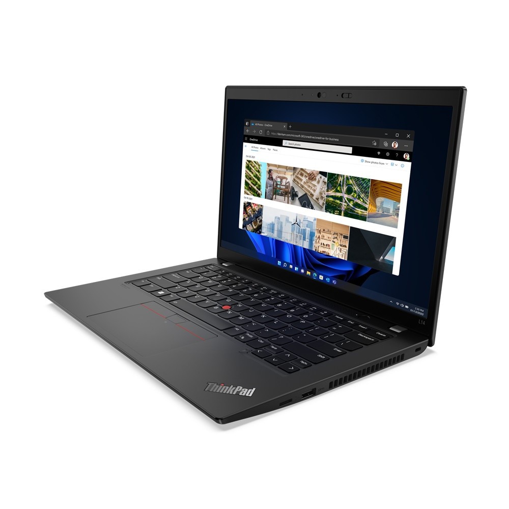 Laptop Lenovo ThinkPad L14 Gen 4 (Intel), 14" FHD IPS 300nits Touch Screen, Intel Core i7-1355U 10-core, 48 GB DDR4, 256 GB SSD m2 PCIe, Intel Iris Xe Graphics, Windows 11 Pro, 1.40 kg. Thunder Black, Nano-SIM card slot, 4G LTE