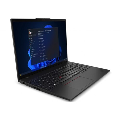 Laptop Lenovo ThinkPad L16, 16" WUXGA, Intel® Core™ Ultra 7 155U pana la 4.8 GHz, 16 GB RAM DDR5 5600, 512 GB SSD, Intel Graphics, Windows 11 Pro, Black 512 GB