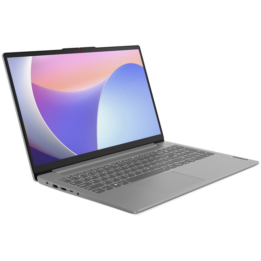 Laptop Lenovo IdeaPad Slim 3 15IAN8 cu procesor Intel® Core™ i3-N305 pana la 3.8GHz, 15.6" Full HD, 8GB LPDDR5 RAM, 256GB SSD, Intel® UHD Graphics, No OS, Arctic Grey