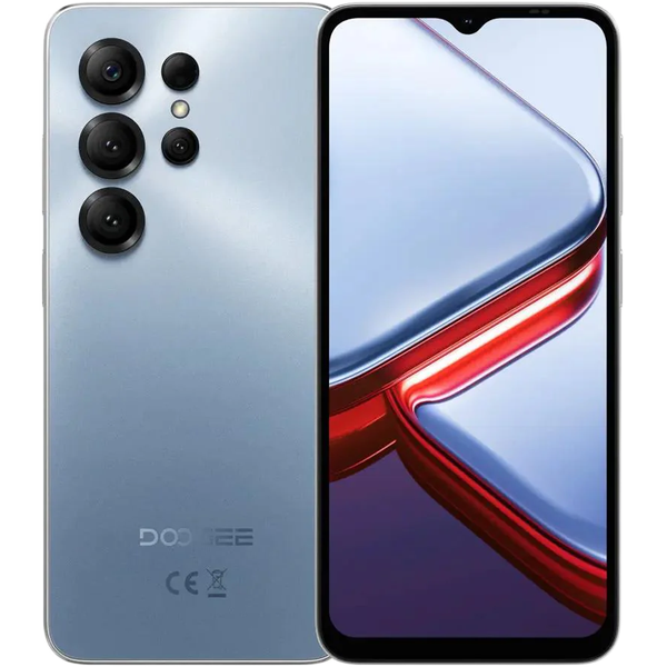 Nou! Telefon Mobil Doogee Note 56X Pro, Procesor Unisoc T7225 Octa Core, Ecran IPS LCD 6.56", 4GB RAM, 128GB Flash, Camera 13 MP, 4G, Wi-Fi, Dual Sim, Android (Albastru)