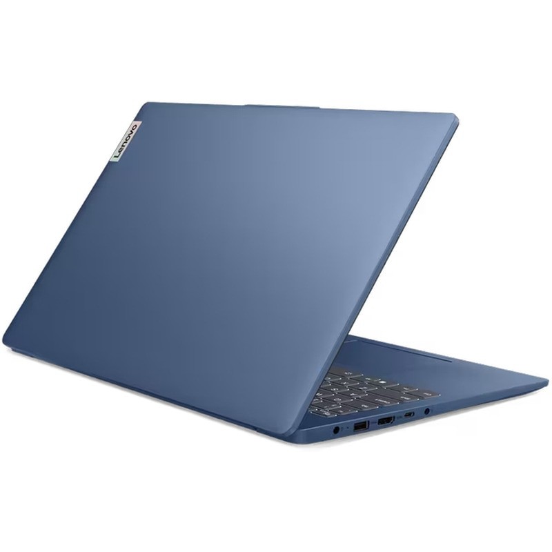 Laptop Lenovo IdeaPad Slim 3 15IAH8 cu procesor Intel® Core™ i5-12450H pana la 4.4 GHz, 8 cores, 15.6", Full HD, IPS, 8GB DDR5, 256 GB SSD, Intel® UHD Graphics, No OS, Abyss Blue