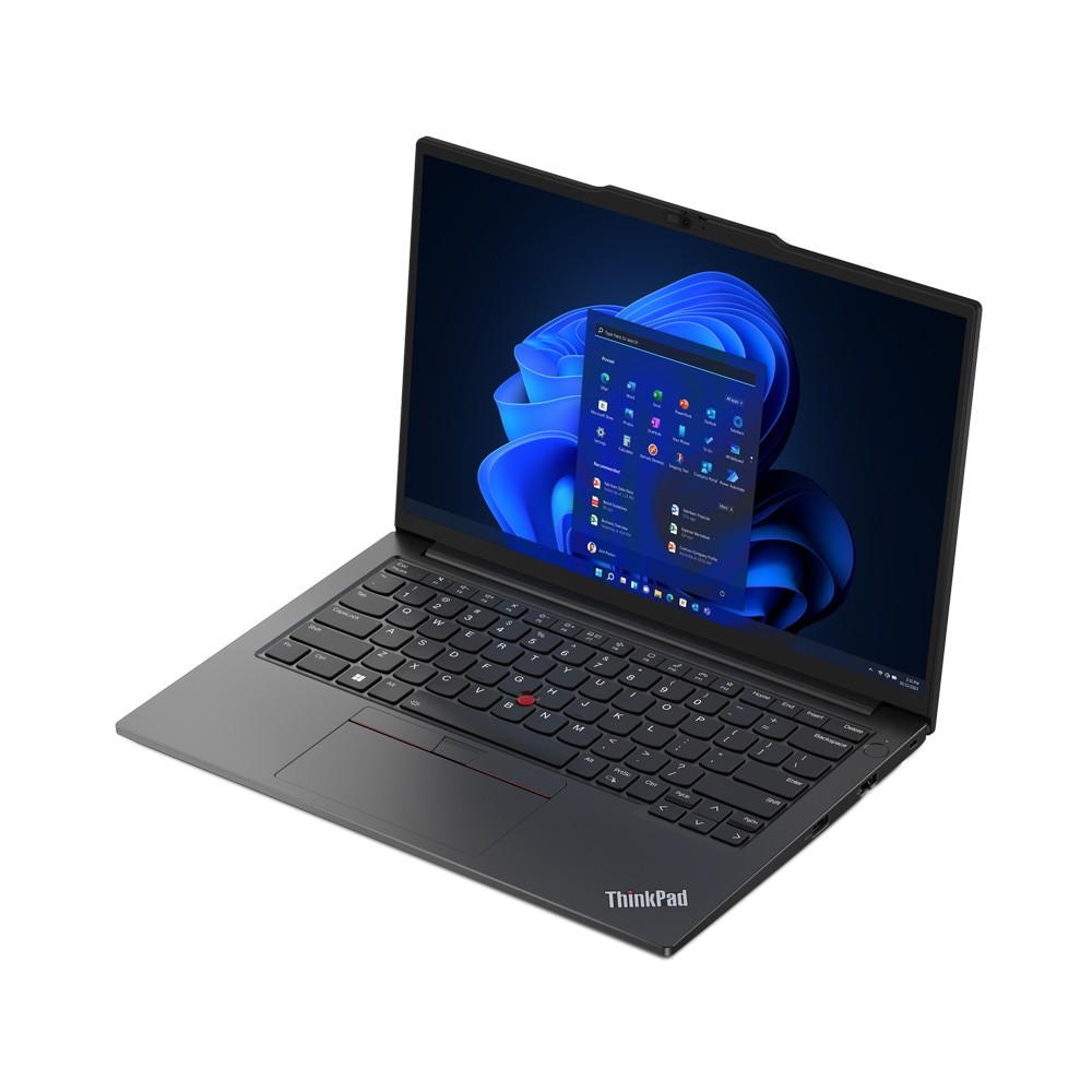 Laptop Lenovo ThinkPad E14 Gen 5 (AMD), 14" WUXGA 1920x1200 IPS 300nits, AMD Ryzen 3 7330U 4-core, 24 GB DDR4, 256 GB SSD m2 PCIe, 1TB SSD m2 PCIe, AMD Radeon Graphics, Windows 11 Pro, Aluminium case 1.43 kg. Graphite Black