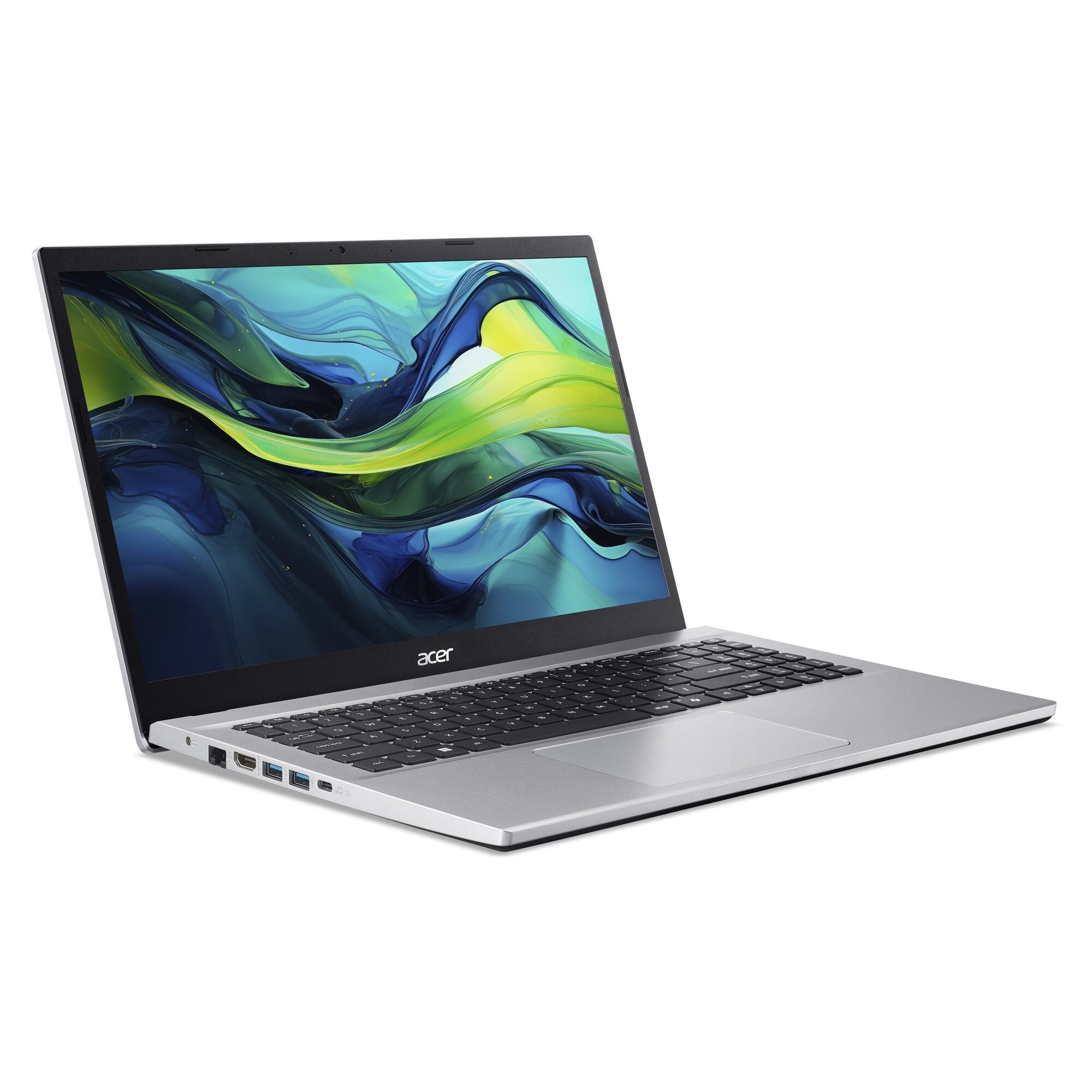 Laptop Acer Aspire Go AG15-42P, NX.J7XEX.002, 15.6", AMD Ryzen 7 5825U (8-core), AMD Radeon Graphics, 16GB 4600MHz (1x16GB) DDR5, argintiu