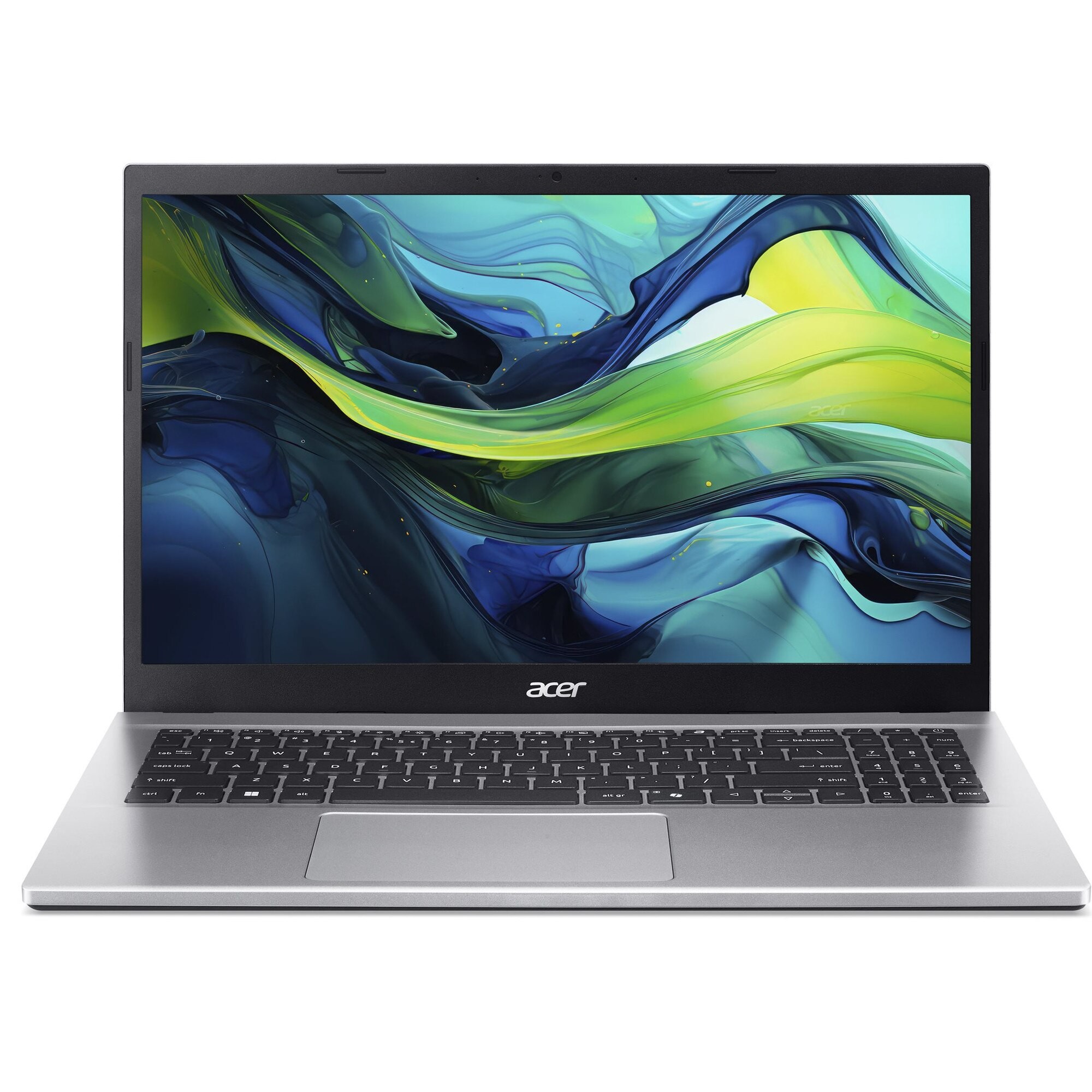 Laptop Acer Aspire Go AG15-42P, NX.J7XEX.002, 15.6", AMD Ryzen 7 5825U (8-core), AMD Radeon Graphics, 16GB 4600MHz (1x16GB) DDR5, argintiu