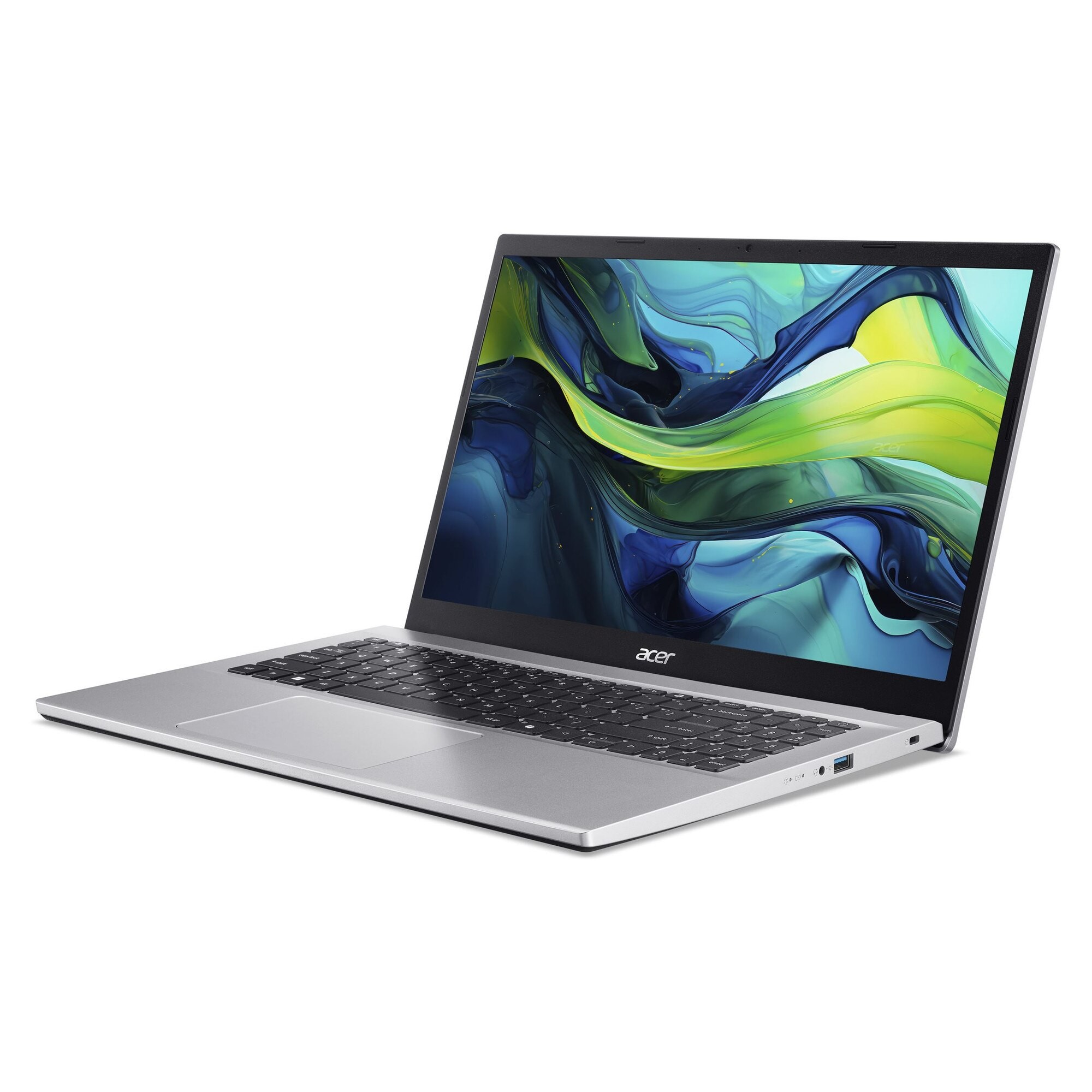 Laptop Acer Aspire Go AG15-42P, NX.J7XEX.002, 15.6", AMD Ryzen 7 5825U (8-core), AMD Radeon Graphics, 16GB 4600MHz (1x16GB) DDR5, argintiu