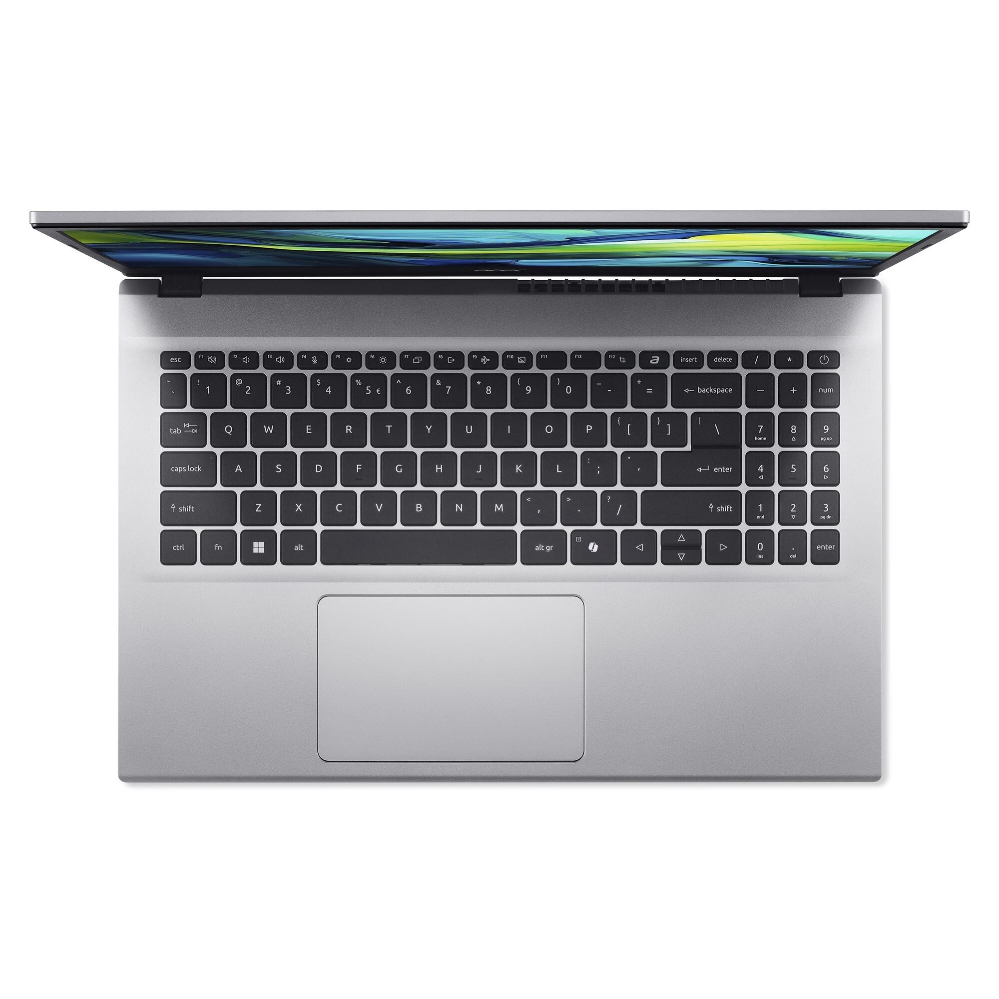 Laptop Acer Aspire Go AG15-42P, NX.J7XEX.002, 15.6", AMD Ryzen 7 5825U (8-core), AMD Radeon Graphics, 16GB 4600MHz (1x16GB) DDR5, argintiu