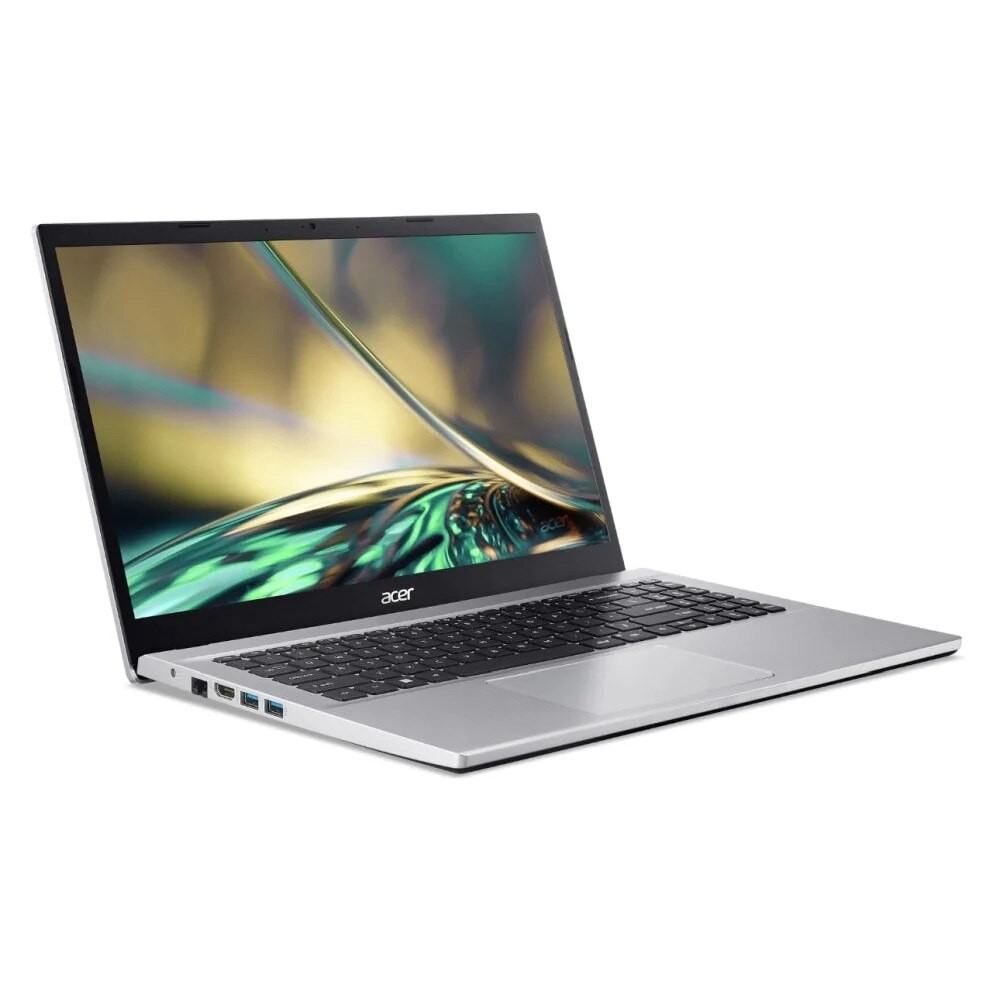 Laptop, Acer, Aspire 3, A315-59-37WG, 15.6", Intel Core i3-1215U 6-core, Grafica Intel Iris Xe, 8GB 3200MHz DDR4, Argintiu