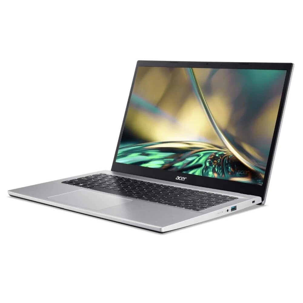 Laptop, Acer, Aspire 3, A315-59-37WG, 15.6", Intel Core i3-1215U 6-core, Grafica Intel Iris Xe, 8GB 3200MHz DDR4, Argintiu