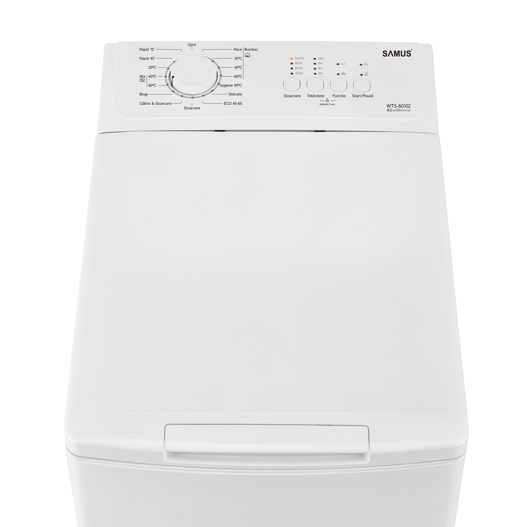 Masina de spalat rufe cu incarcare verticala Samus WTS-60102