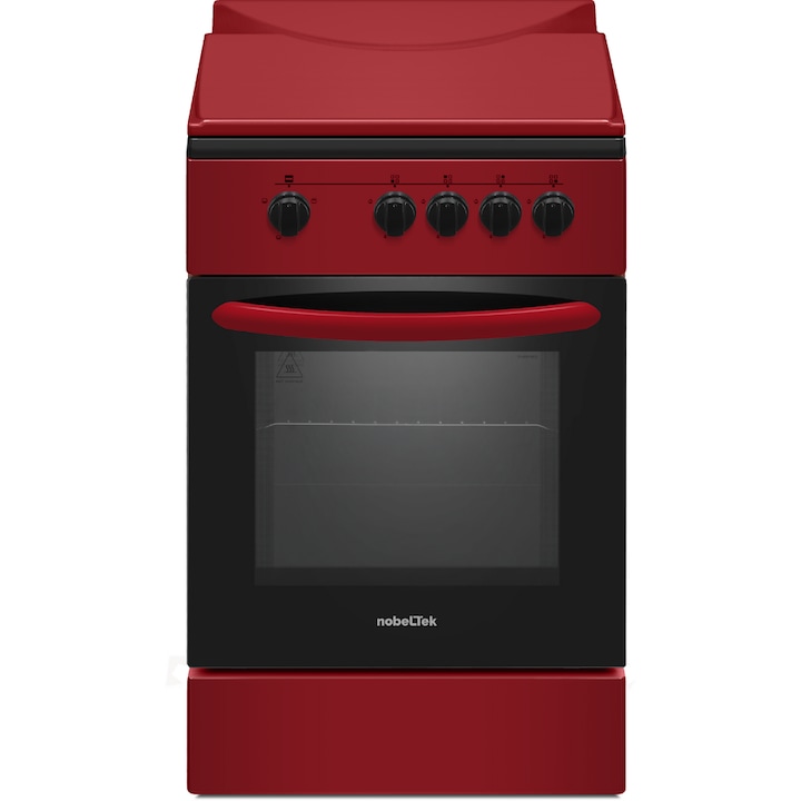 Aragaz NobeLTek NLT 5551R/G1, 50 cm, rosu