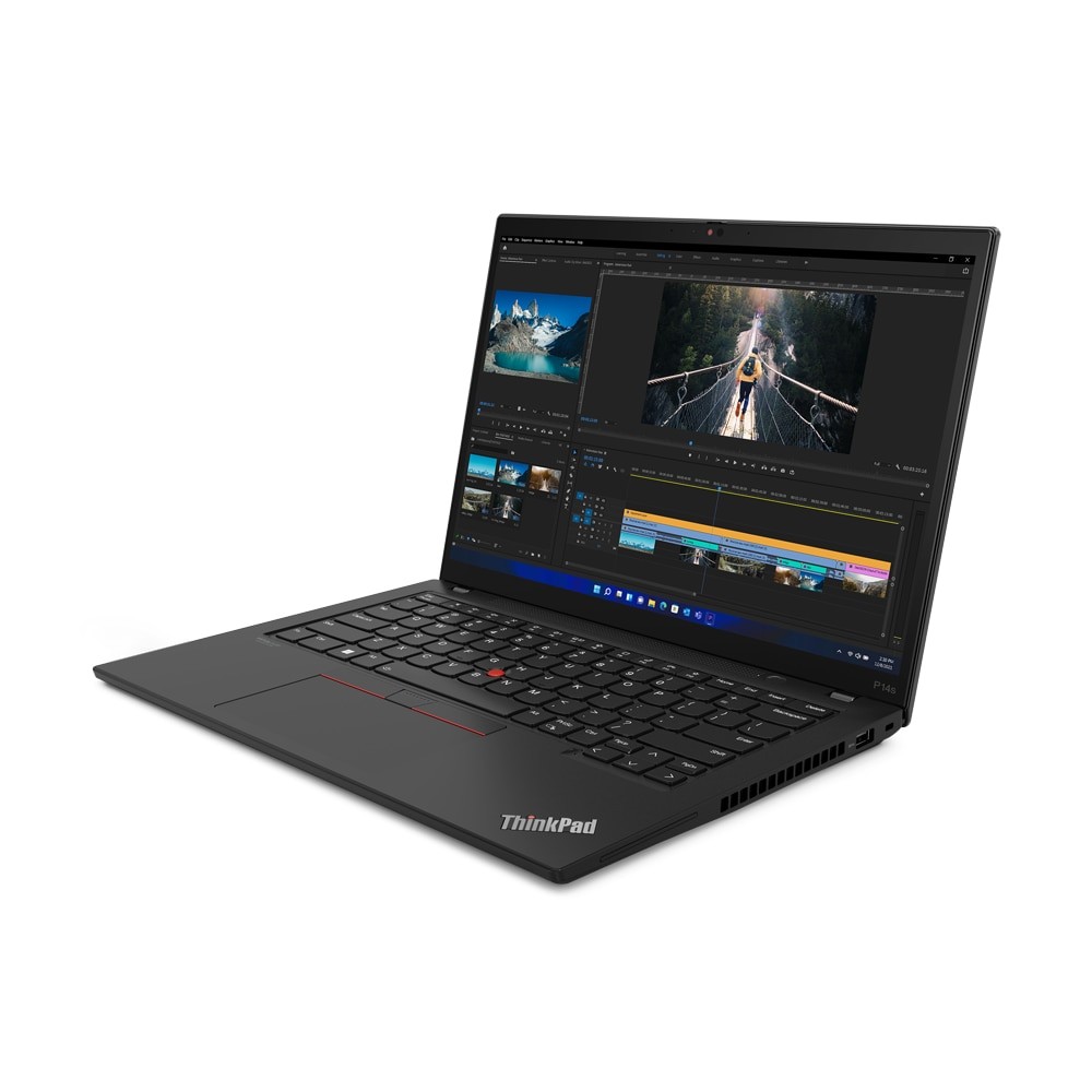 Laptop Lenovo ThinkPad P14s Gen 4 (Intel), 14" 2.8K 2880x1800 OLED 400nits, Intel Core i5-1340P 12-core, 24 GB DDR5, 1TB SSD m2 PCIe, Intel Iris Xe Graphics, Windows 11 Pro, Aluminium Carbon Case 1.34kg Black
