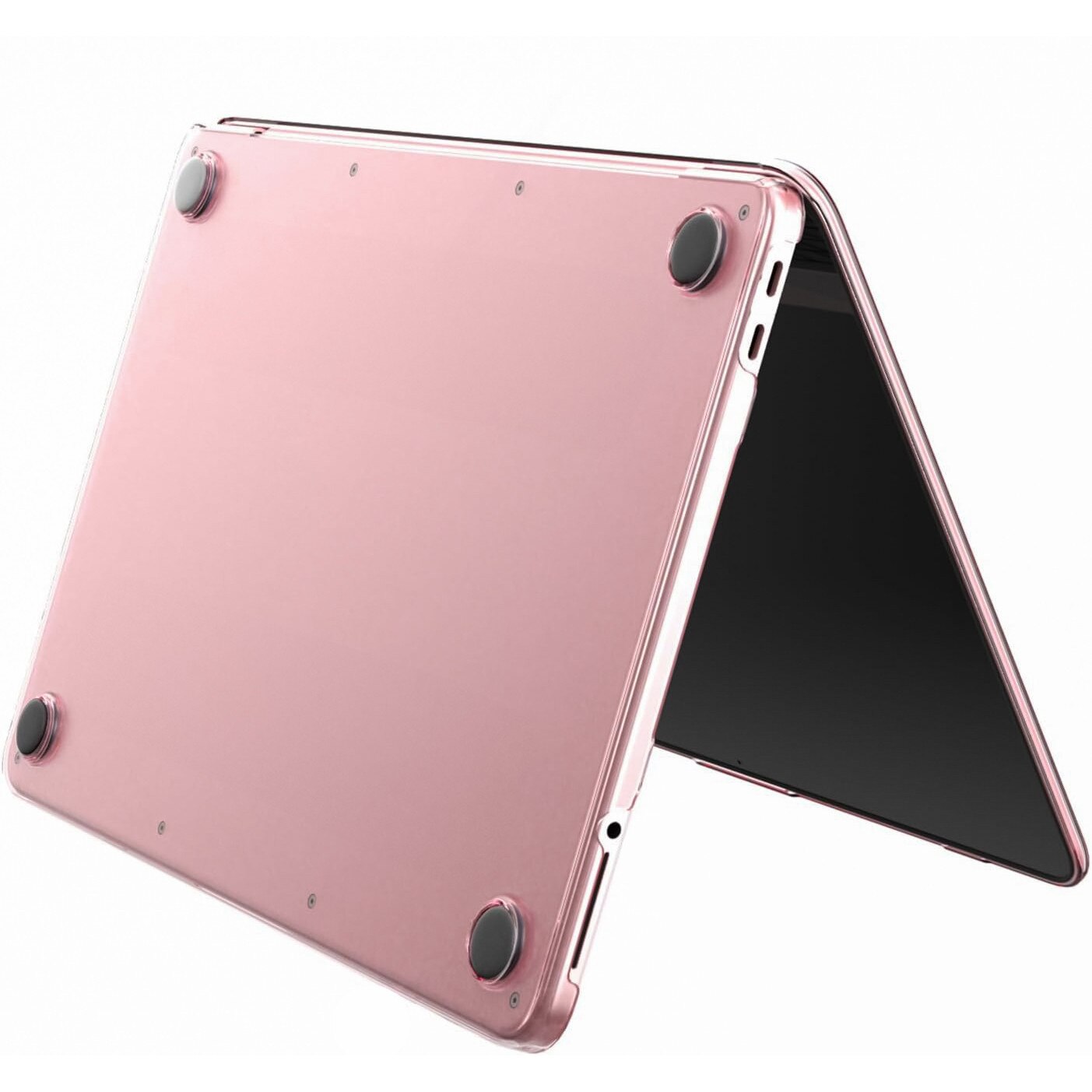 Husa laptop/etui XGSM pentru MacBook Neo 13 (A3404, 2026), hard case, colturi intarite, orificii de ventilatie, roz, 1 buc.