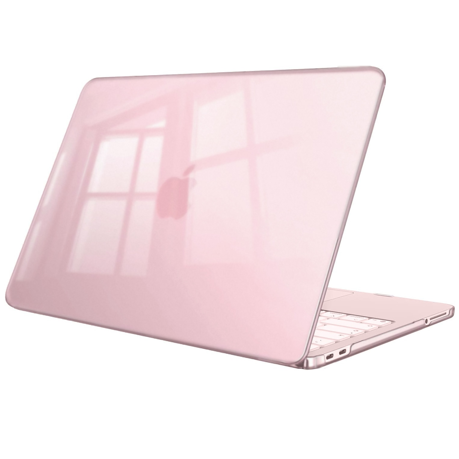 Husa laptop/etui XGSM pentru MacBook Neo 13 (A3404, 2026), hard case, colturi intarite, orificii de ventilatie, roz, 1 buc.