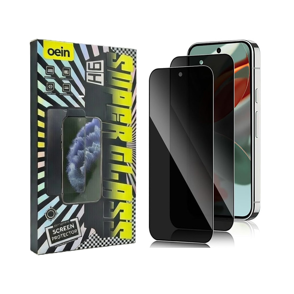 Set 2 Folie Sticla Privacy pentru Google Pixel 9 Pro XL Oein® – Sticla Securizata 9H+, Anti-Spy 28 Grade, Claritate HD, Tratament Oleofob Electronic, Anti-Amprenta, Sensibilitate Touch Avansata
