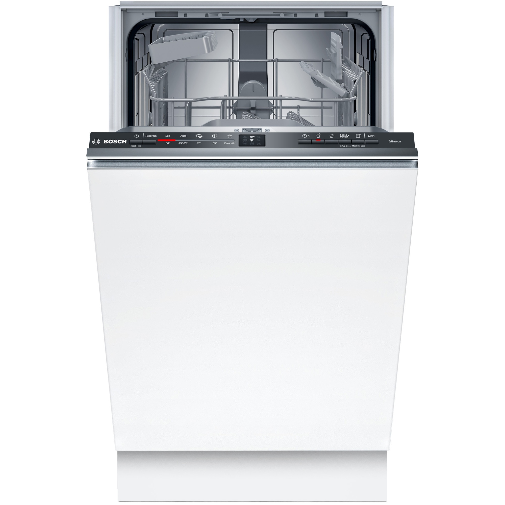 Masina de spalat vase incorporabila Bosch SPV2HKX02E, 10 seturi, 5 programe, Clasa D, Home Connect, Afisaj digital