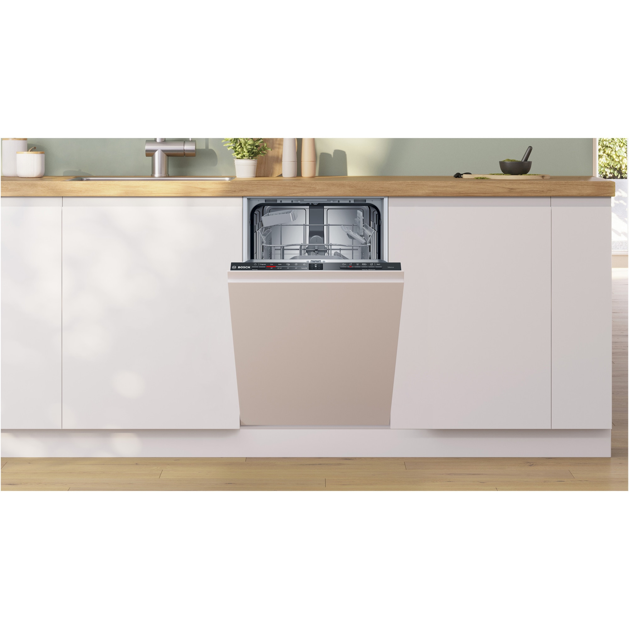Masina de spalat vase incorporabila Bosch SPV2HKX02E, 10 seturi, 5 programe, Clasa D, Home Connect, Afisaj digital