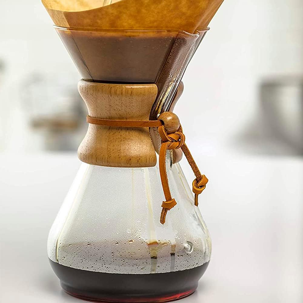 Cafetiera sticla borosilicata, design elegant, capacitate 5 cesti