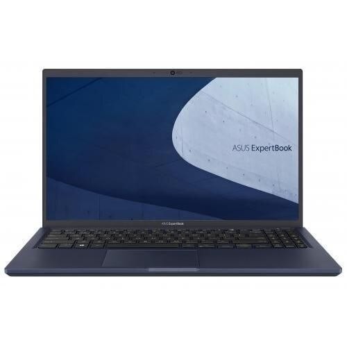 Laptop ASUS ExpertBook B1 B1502CBA-BQ0835,15.6 inch, Intel Core i5-1235U, 4.7 GHz, 12 MB cache, 15 W, 16 GB RAM, 512 GB SSD, Intel Intel Iris Xe Graphics, Free DOS