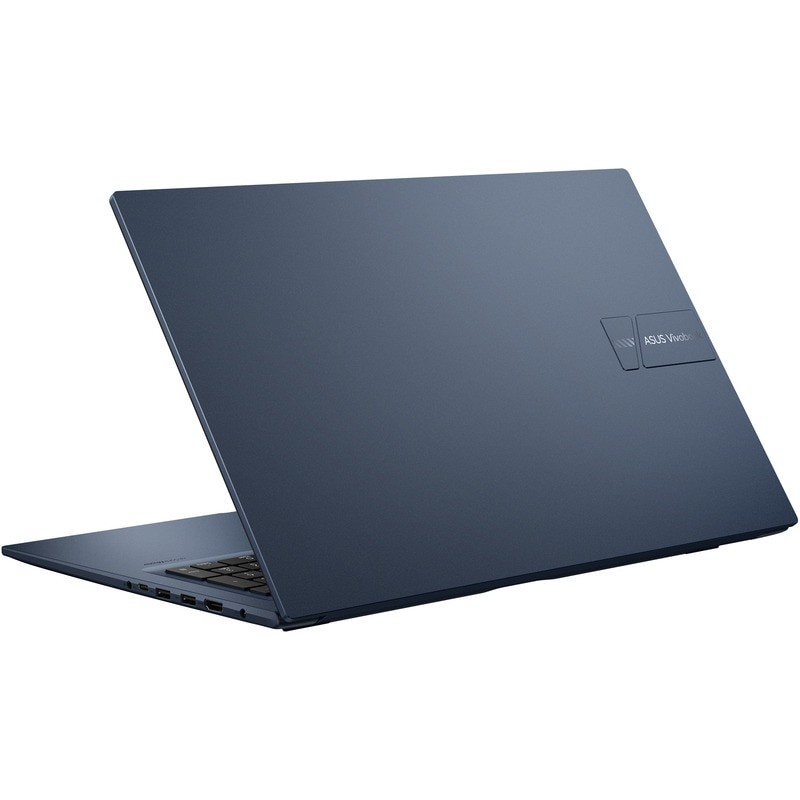 Laptop ASUS VivoBook 17 cu procesor Intel® Core™ i7-1355U pana la 5.0 GHz, 10 nuclee, 17.3", Full HD, IPS, 24GB DDR4, 512 GB SSD, Intel® Iris Xe Graphics, No, OS, Quiet Blue