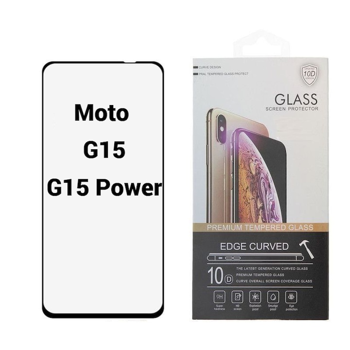 Folie Protectie Ecran 10D pentru Motorola Moto G15 / G15 Power