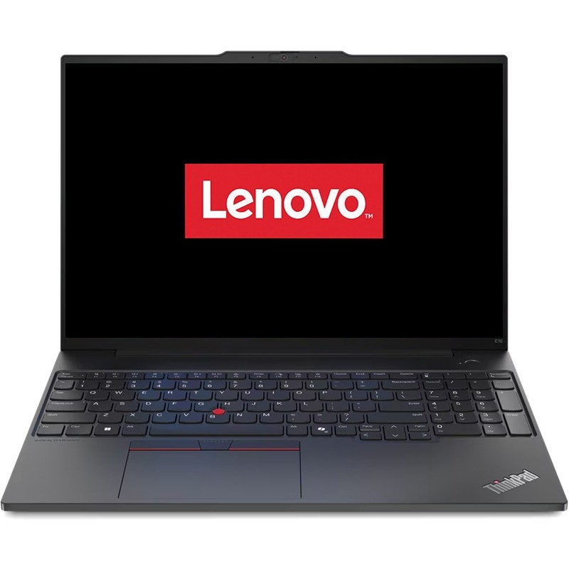 Laptop Lenovo ThinkPad E16 cu procesor Intel® Core™ Ultra 7 155H pana la 4.8GHz, 16" WUXGA, IPS, 16 nuclee, 16GB DDR5, 1TB SSD, Intel® Graphics, No OS, Black