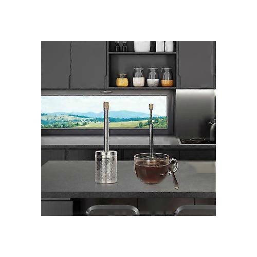 Presa de cafea si ceai portabila, inox, 7 inch, 102g