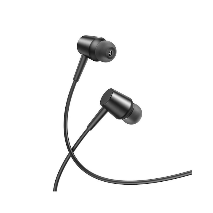 Casti cu Fir In Ear, G-Tech XO-EP57, Conector 3.5 mm Jack, Stereo de Inalta Calitate, Compatibil cu Android si Ios, Negru