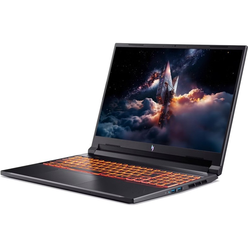 Laptop Gaming Acer Nitro V16 ANV16 Procesor Intel® Core™ 5 210H 12M Cache, up to 4.80 GHz, 16" WUXGA 180Hz, 16GB, 1TB SSD, nVidia GeForce RTX 5060 @8GB, Negru