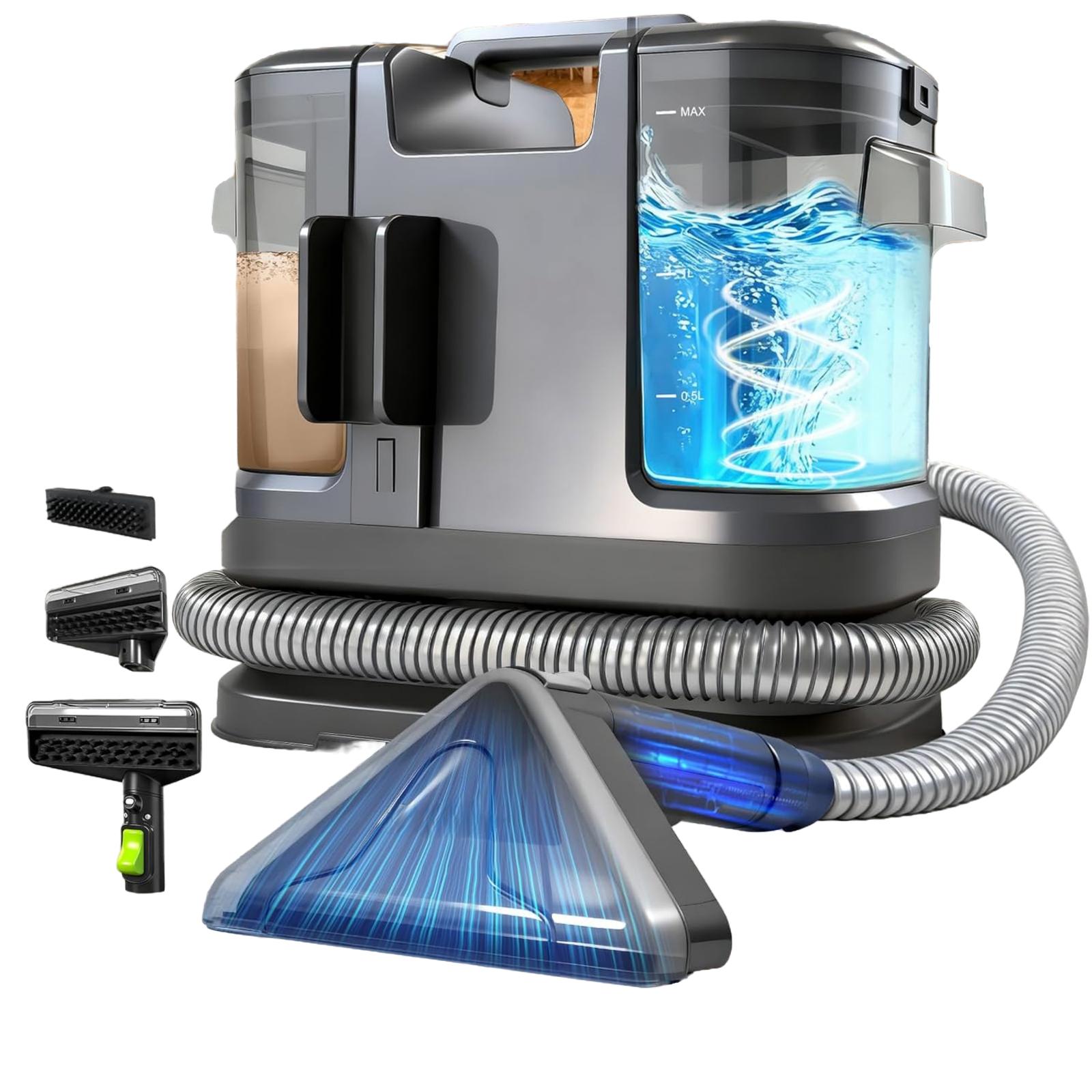 Aspirator cu spalare, Putere 450W, 2 rezervoare, portabil, 1.8L, 0.8L