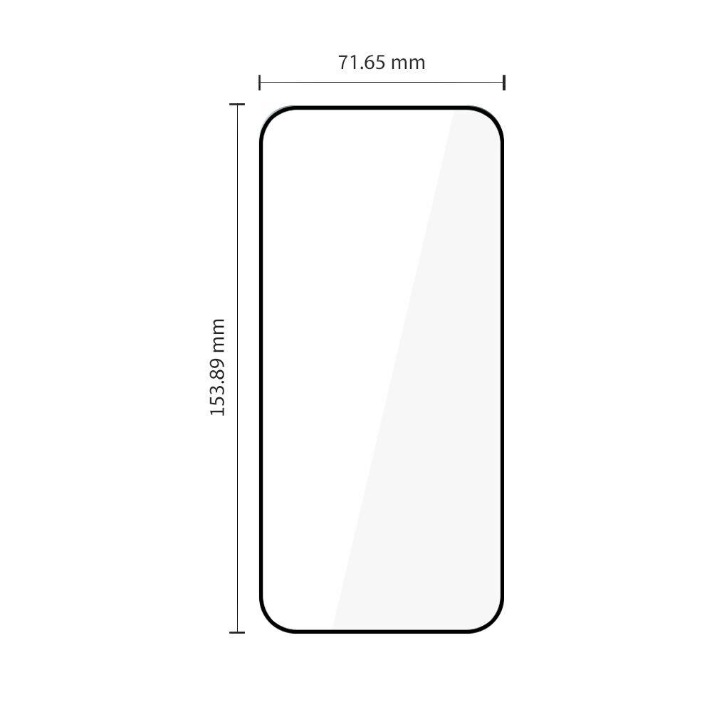 Set 2 folii sticla Tech-Protect Glass Fit Plus compatibile cu Xiaomi 17T, Negru