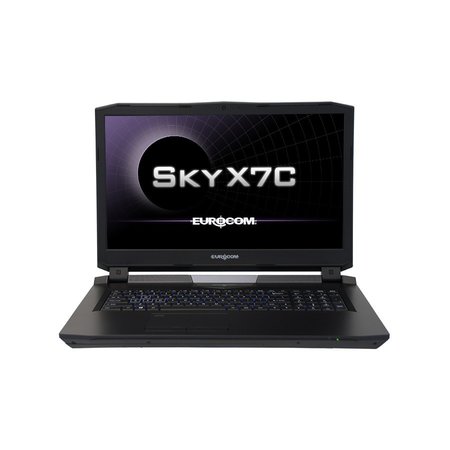 Laptop Eurocom, Sky X7C, cu procesor Intel Core i9 9900K pana la 5,00 GHz, 17.3", UHD, 64 GB, NVIDIA RTX 2080, 8GB, Free DOS, Negru