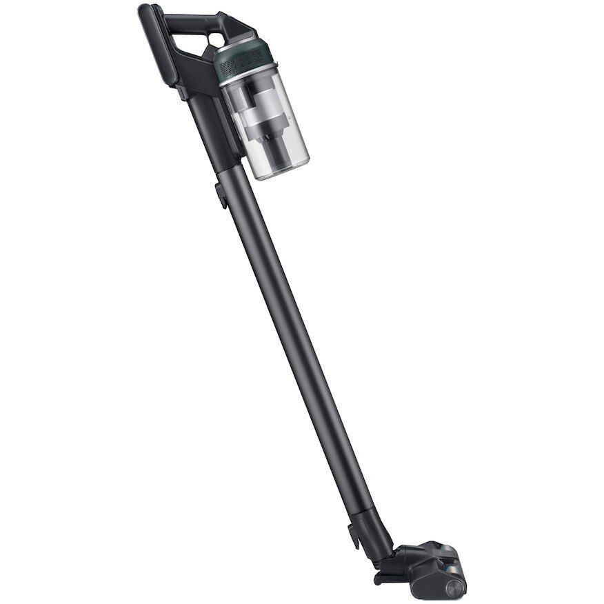 Aspirator Vertical JET 85S, Samsung VS70H25WPT/GE, Putere aspirare 250W, 25.2V, 0.8l, filtrare HEPA, autonomie 60 de minute, black chrometal