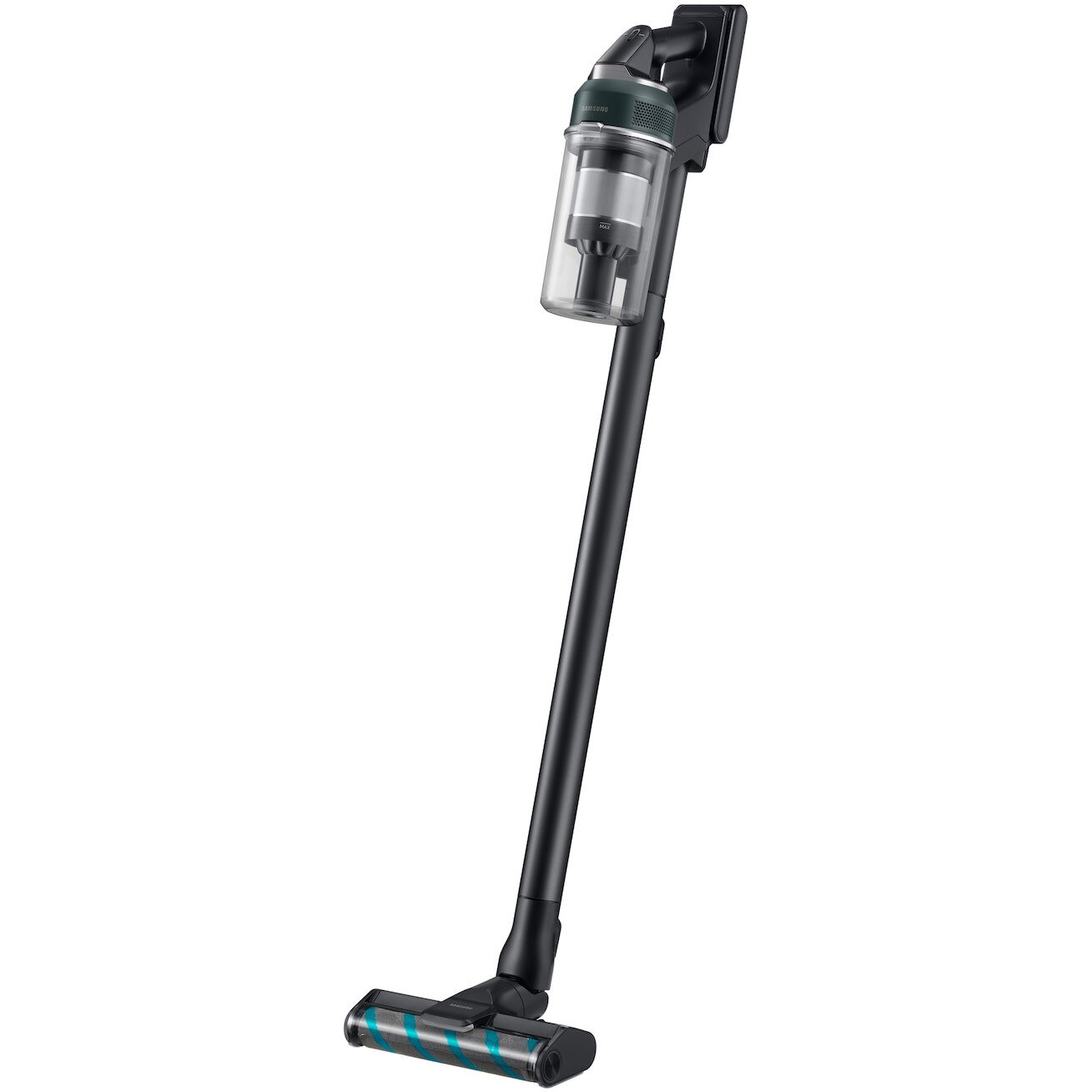 Aspirator Vertical JET 85S, Samsung VS70H25WPT/GE, Putere aspirare 250W, 25.2V, 0.8l, filtrare HEPA, autonomie 60 de minute, black chrometal