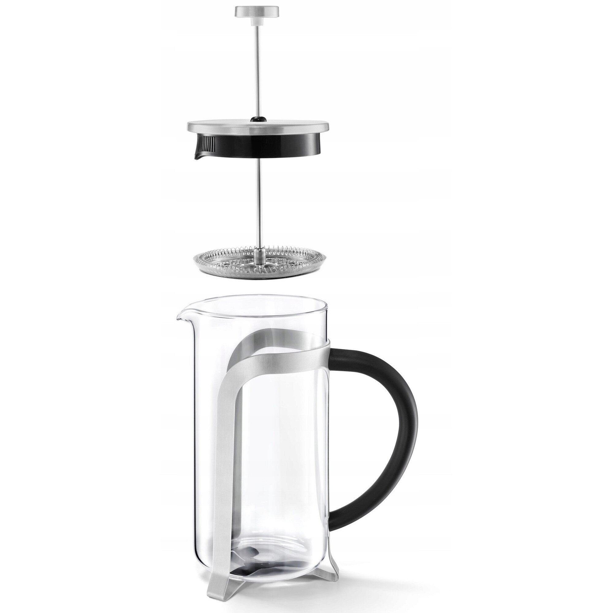 Zaparzacz French Press Tchibo 800ml sticla borosilicata negru-transparent 22cm