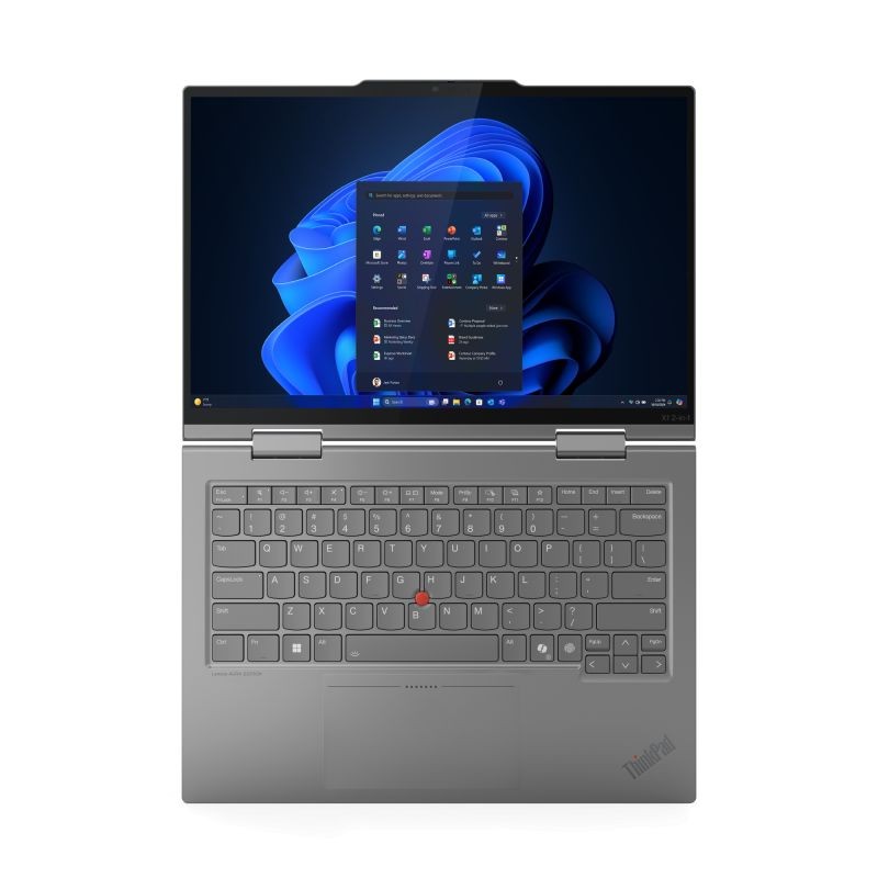 Laptop Lenovo ThinkPad X1 2-in-1 Gen 10 Aura Edition 21NU0028RI, 14 inch 2880 x 1800 Touchscreen, Intel 258V 8 C / 8 T, 2.2 GHz - 4.8 GHz, 12 MB cache, 12 W, 32 GB LPDDR5X, 2 TB SSD, Intel Arc Graphics 140V, Windows 11 Pro, Gri