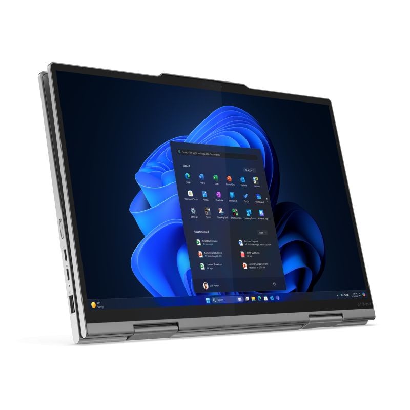 Laptop Lenovo ThinkPad X1 2-in-1 Gen 10 Aura Edition 21NU0028RI, 14 inch 2880 x 1800 Touchscreen, Intel 258V 8 C / 8 T, 2.2 GHz - 4.8 GHz, 12 MB cache, 12 W, 32 GB LPDDR5X, 2 TB SSD, Intel Arc Graphics 140V, Windows 11 Pro, Gri
